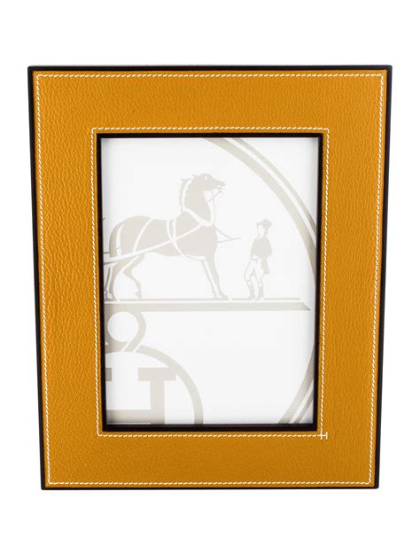 hermes picture frames|hermes leather picture frame.